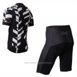 2015 Maillot Cyclisme Rapha Blanc et Noir 1 Manches Courtes et Cuissard